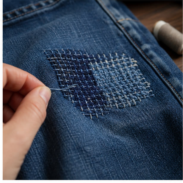 Visible mending